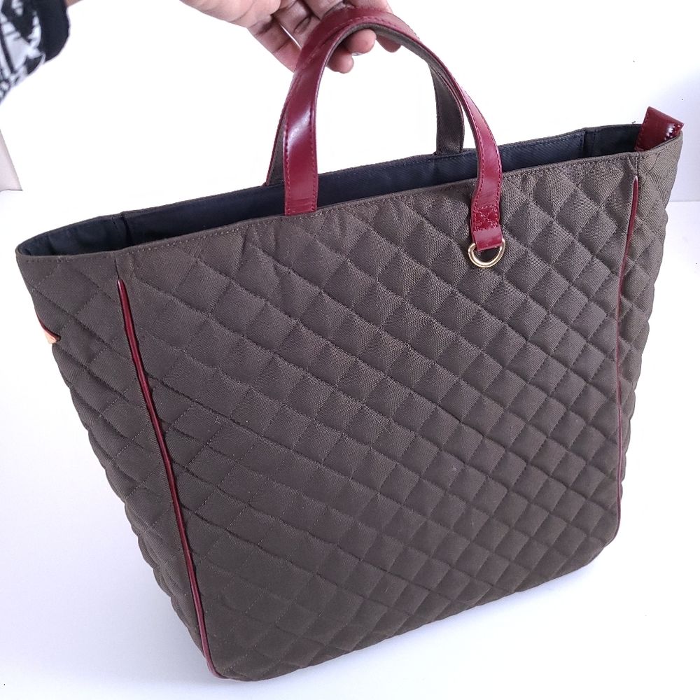 Mz Wallace Vintage Quilted Tote Bag Large